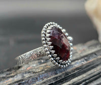 Faceted Garnet